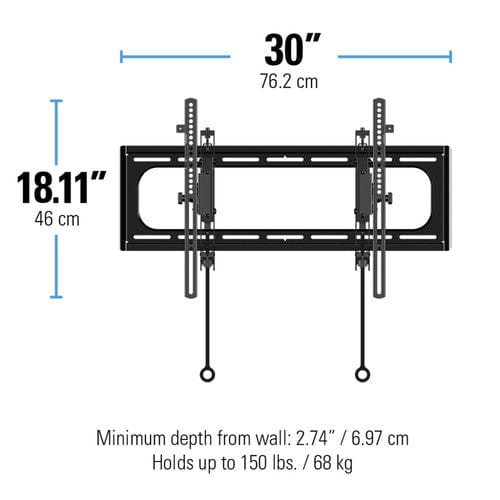 SANUS Advanced Tilt Premium TV Wall Mount for 46-90" Displays