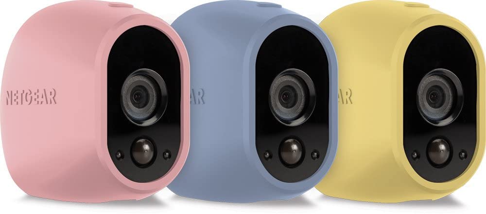 Arlo Accessory Skins for Arlo Wireless Set of 3 Pink Yellow Blue