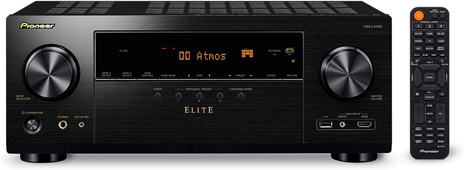 Pioneer Elite VSX-LX305 9.2 Channel Network AV Receiver