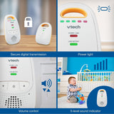 VTech Safe&Sound Digital Audio Baby Monitor with up to 1000-Ft. Range, Crystal Clear Sound, and Alerts, DM111