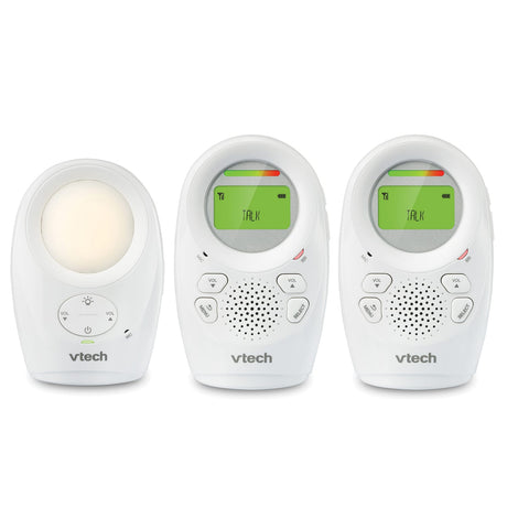 VTech DM1211 Digital Audio Baby Monitor with Enhanced Range, 2 parent Units