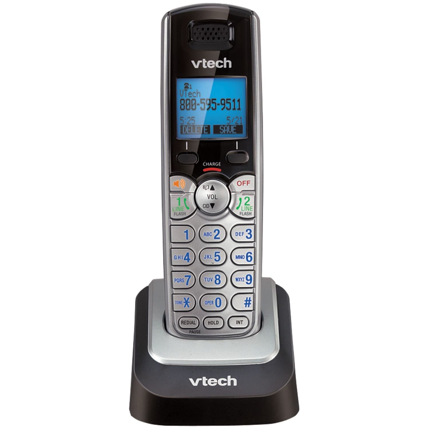 VTech 2-Line Cordless Phone Accessory Handset for VTech DS6151 Series Phone System