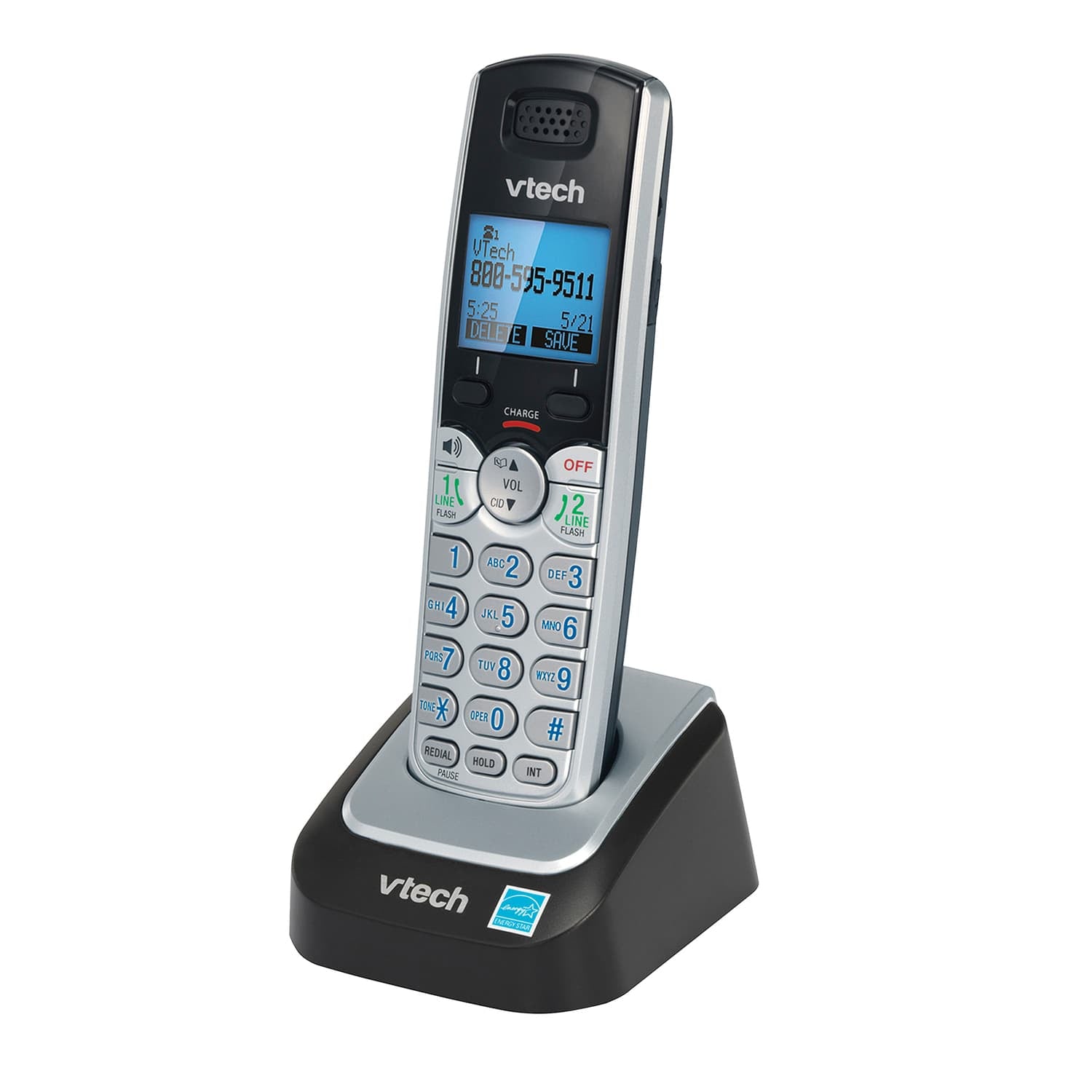 VTech 2-Line Cordless Phone Accessory Handset for VTech DS6151 Series Phone System