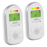 VTech DECT 6.0 Digital Audio Baby Monitor with Glow-on-Ceiling Night-Light, 2 Parent Units, Vibrating Sound Alert, Intercom, up to 1000-Ft. Range