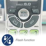 VTech 1-Handset DECT 6.0 Cordless Phone System for Landline, Caller ID/Call Waiting, and Backlit Keypad/Display, CS6114