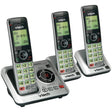 VTech DECT 6.0 Expandable Cordless Phone System for Landline, Digital Answering System and Caller ID/Call Waiting, 3 Handset
