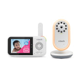 VTech 2.8-In. Digital Video Baby Monitor with Night-Light, White, VM3258