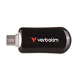 Verbatim Plectra USB-C Flash Drive, Black, 128 GB