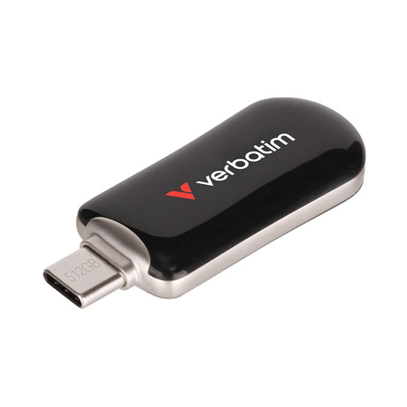 Verbatim Plectra USB-C Flash Drive, Black, 512 GB