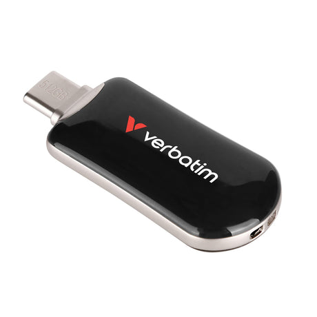 Verbatim Plectra USB-C Flash Drive, Black, 512 GB