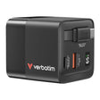 Verbatim 65-Watt GaN Charger with Retractable Cable