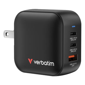 Verbatim 70-Watt Mini GaN 3-Port Charger