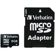 Verbatim Class 10 microSDHC Card with Adapter, 8 GB