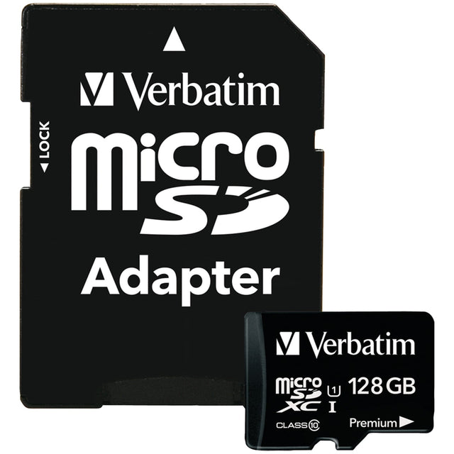 Verbatim 128 GB Premium microSDXC Card with Adapter
