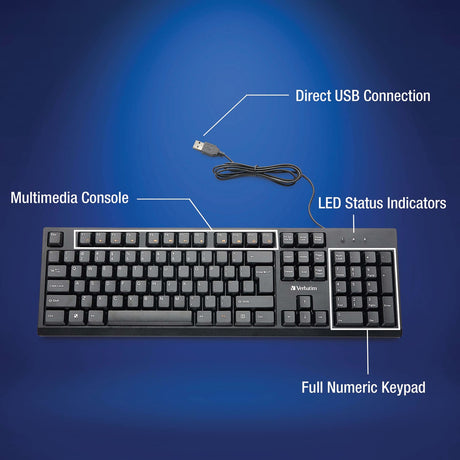 Verbatim Universal Wired Keyboard