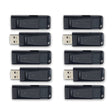 Verbatim Store ‘n’ Go USB-A Flash Drives, Business Bulk 10 Count, Black, 32 GB