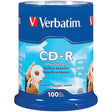 Verbatim 700 MB 80-Minute Digital Vinyl CD-Rs, 100 Pack