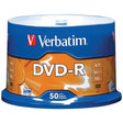 Verbatim 4.7 GB DVD-Rs, 50 Pack