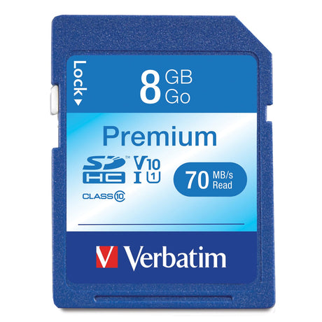 Verbatim Class 10 SDHC Card, 8 GB