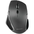 Verbatim Cordless Blue-LED Deluxe Notebook Mouse, Ergonomic, 6 Buttons, 2.4 GHz, Graphite