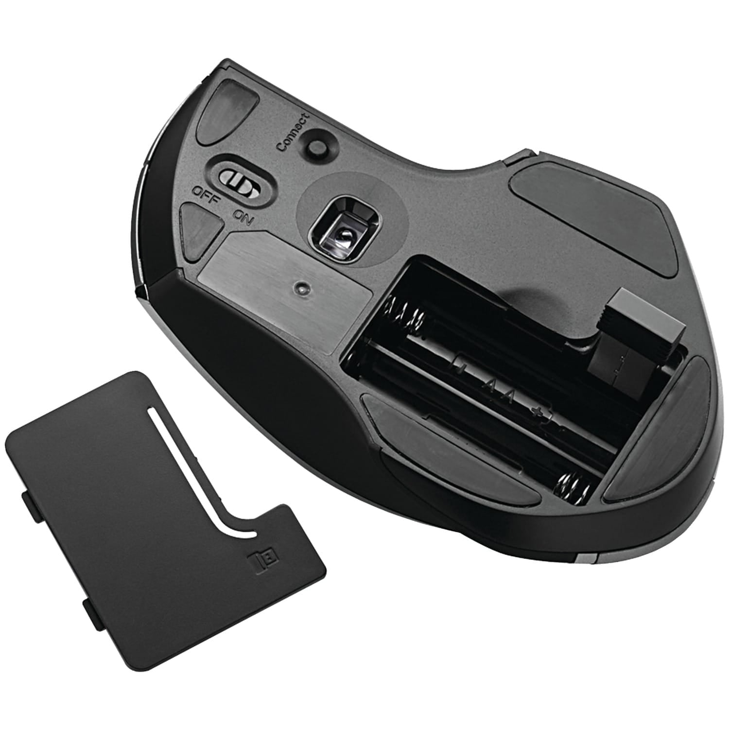 Verbatim Cordless Deluxe Blue-LED Computer Mouse, Ergonomic, 8 Buttons, 2.4 GHz, Graphite