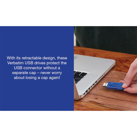 Verbatim 8-GB USB Flash Drive, 5 Count, Blue