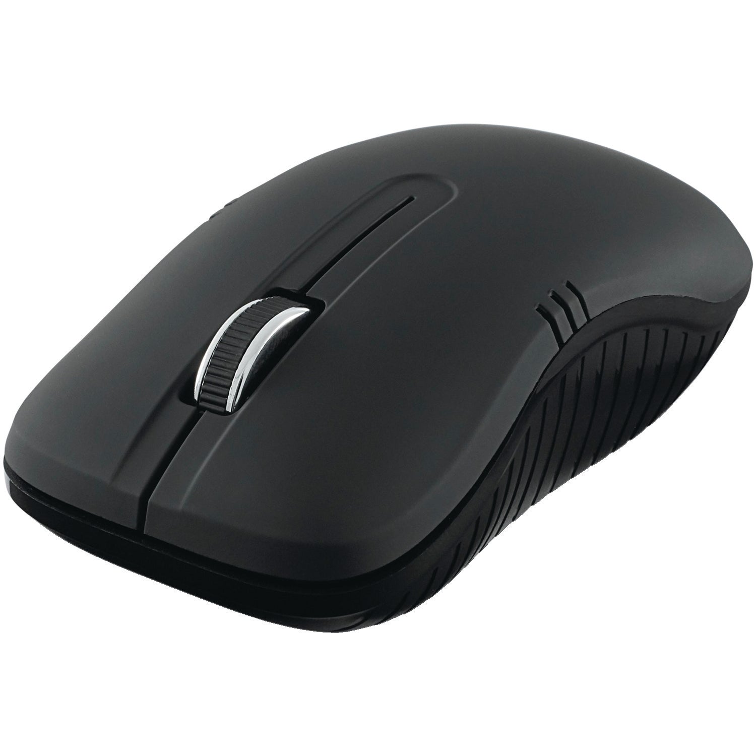 Verbatim Commuter Series Cordless Optical Computer Mouse, 3 Buttons, 2.4 GHz, Matte Black