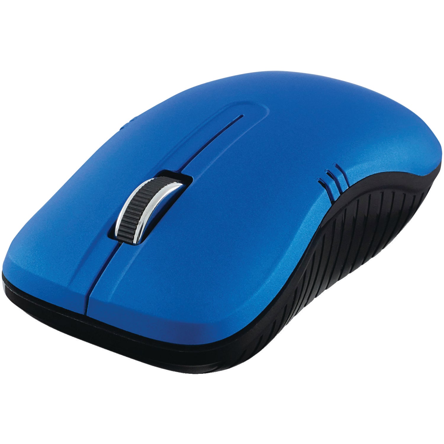 Verbatim Commuter Series Cordless Optical Computer Mouse, 3 Buttons, 2.4 GHz, Matte Blue