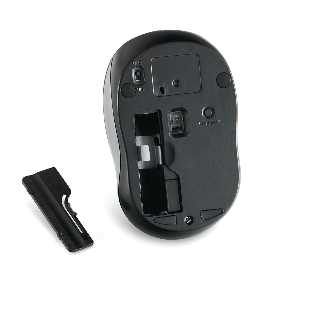 Verbatim Cordless Blue-LED Silent Computer Mouse, Ergonomic, 3 Buttons, 2.4 GHz, Blue/Black