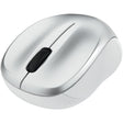 Verbatim Cordless Blue-LED Silent Computer Mouse, Ergonomic, 3 Buttons, 2.4 GHz, Silver