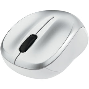 Verbatim Cordless Blue-LED Silent Computer Mouse, Ergonomic, 3 Buttons, 2.4 GHz, Silver