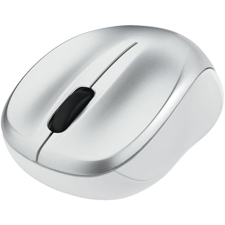 Verbatim Cordless Blue-LED Silent Computer Mouse, Ergonomic, 3 Buttons, 2.4 GHz, Silver