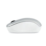 Verbatim Cordless Blue-LED Silent Computer Mouse, Ergonomic, 3 Buttons, 2.4 GHz, Silver