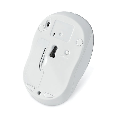 Verbatim Cordless Blue-LED Silent Computer Mouse, Ergonomic, 3 Buttons, 2.4 GHz, Silver