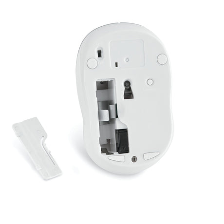 Verbatim Cordless Blue-LED Silent Computer Mouse, Ergonomic, 3 Buttons, 2.4 GHz, Silver