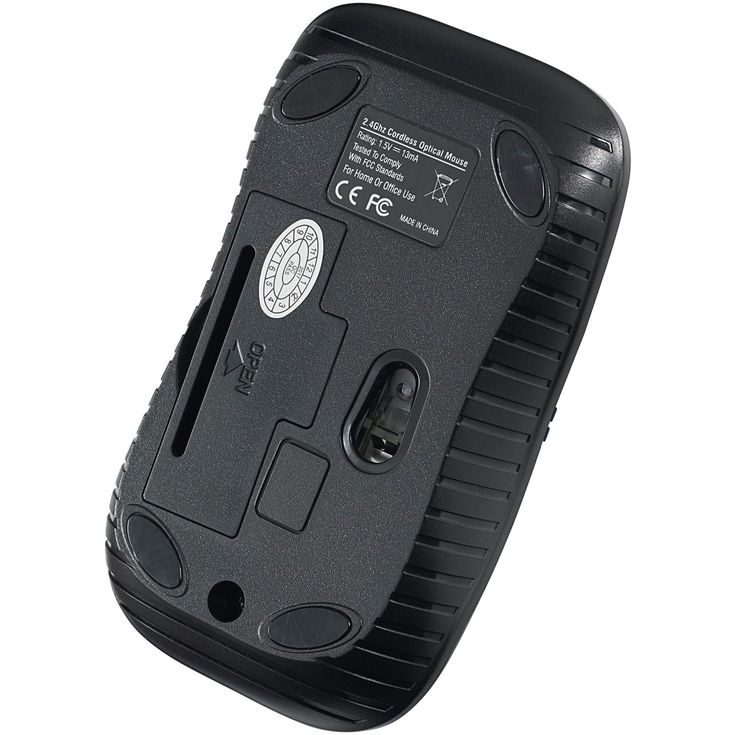 Verbatim Commuter Series Cordless Optical Computer Mouse, 3 Buttons, 2.4 GHz, Matte Purple
