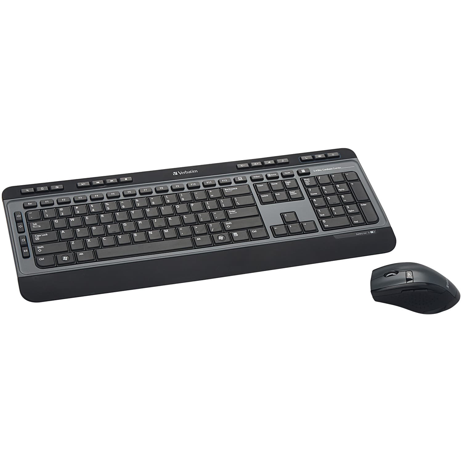 Verbatim Wireless Multimedia Keyboard & 6-Button Mouse Combo