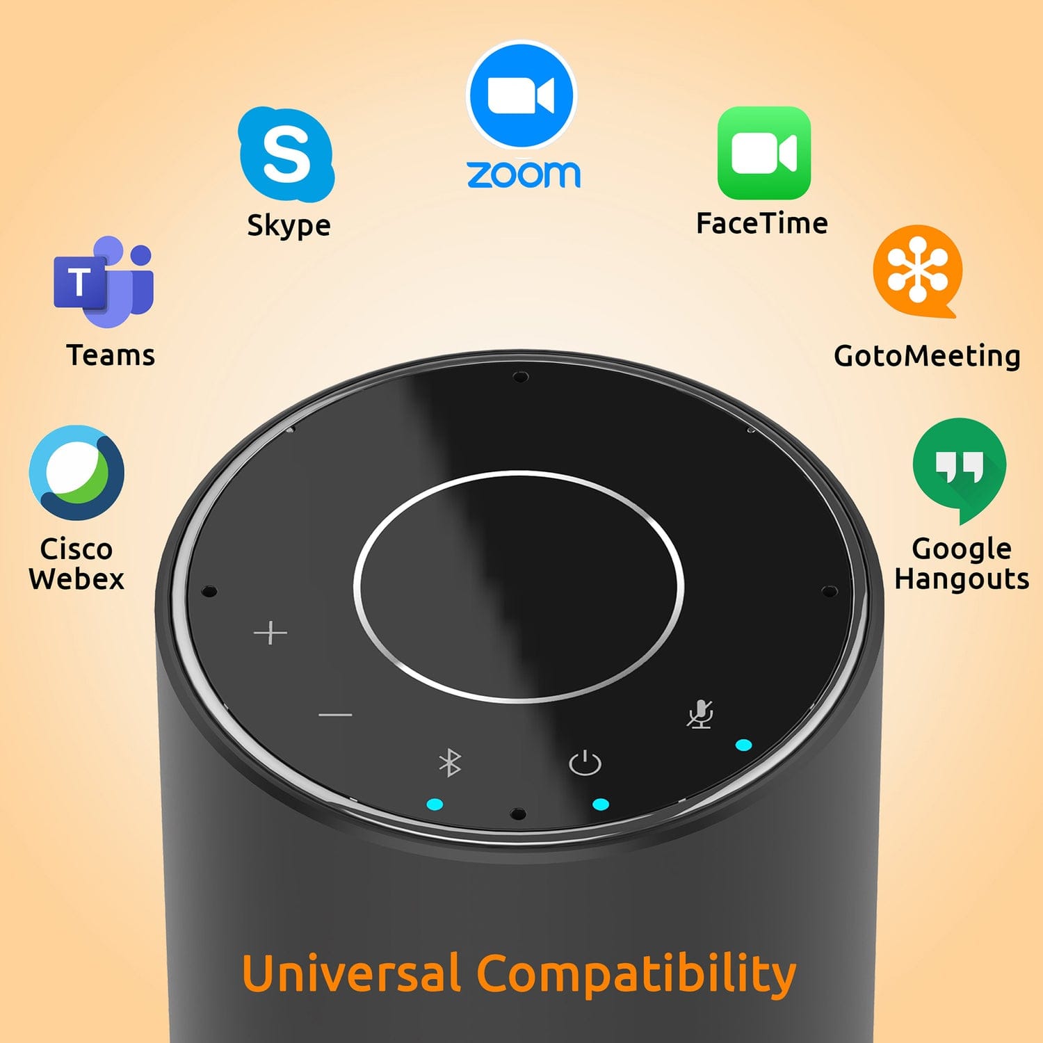 Toucan S100 Connect Conference Speaker, Black