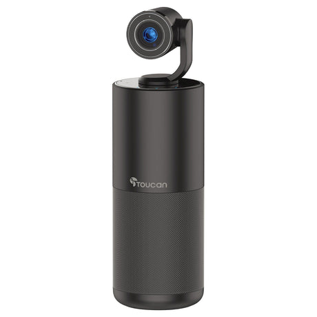 Toucan SC100 Connect Video Conference System HD with Conference Speaker and Detachable Camera, Black