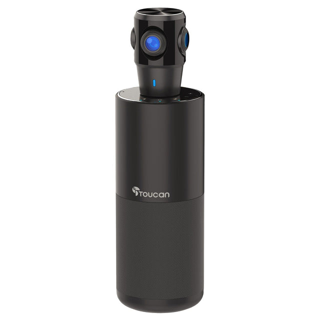 Toucan SC360 Video Conference System 360 with Auto Voice Tracking, Black