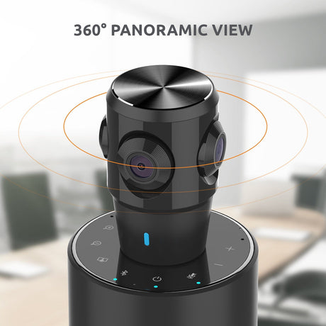 Toucan SC360 Video Conference System 360 with Auto Voice Tracking, Black