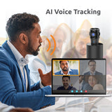 Toucan SC360 Video Conference System 360 with Auto Voice Tracking, Black