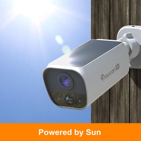 Toucan S5 Wireless 2K Solar Security Camera - No Monthly Fee Required