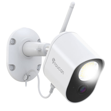 Toucan Wi-Fi 1080p Security Floodlight Camera – No Monthly Fee Required