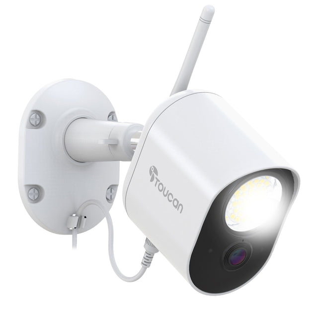 Toucan Wi-Fi 1080p Security Floodlight Camera – No Monthly Fee Required