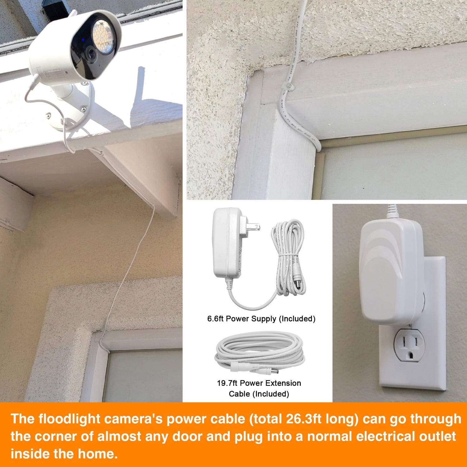 Toucan Wi-Fi 1080p Security Floodlight Camera – No Monthly Fee Required