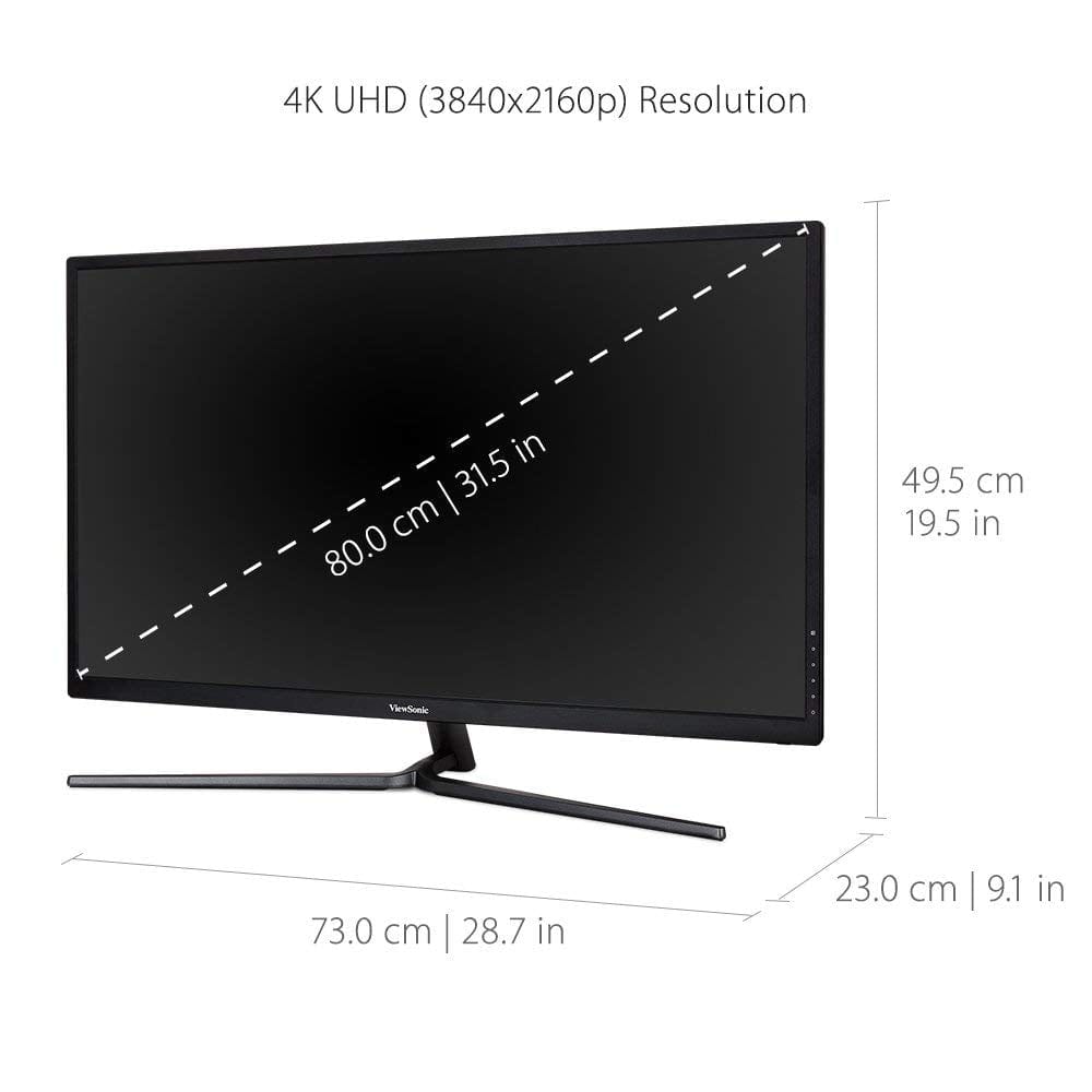 ViewSonic VX3211-4K-MHD-R 32" UHD 4K Monitor - Certified Refurbished