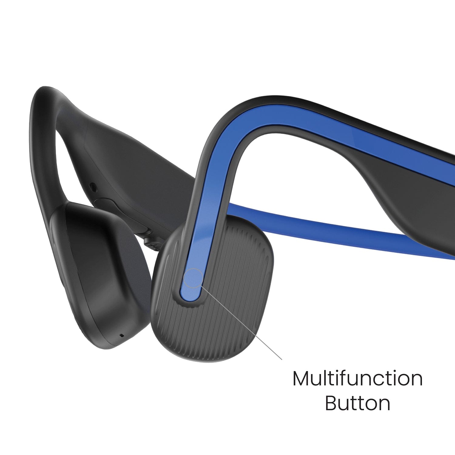 Shokz OpenMove Bone-Conduction Open-Ear Lifestyle Headphones with Microphones, Blue