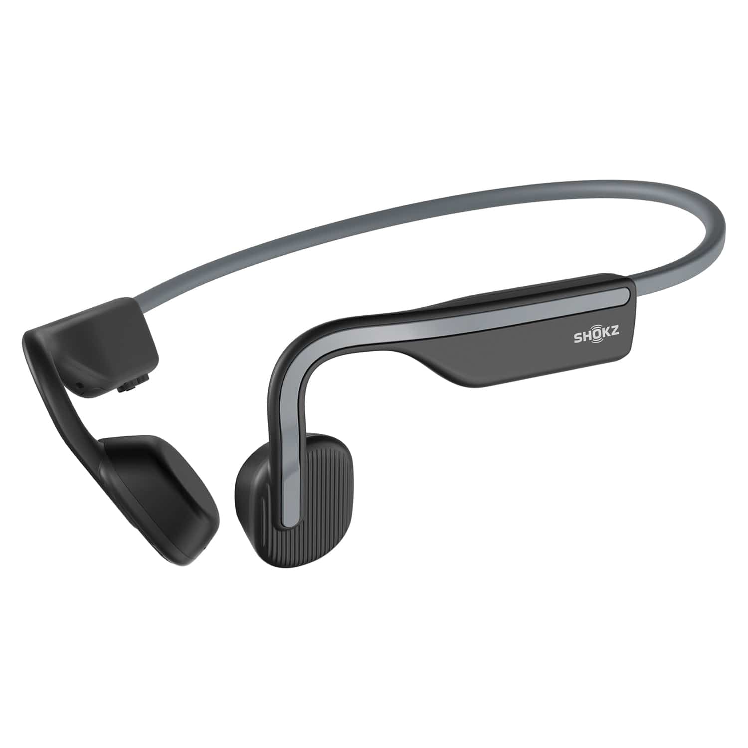 Shokz OpenMove Bone-Conduction Open-Ear Lifestyle Headphones with Microphones, Gray