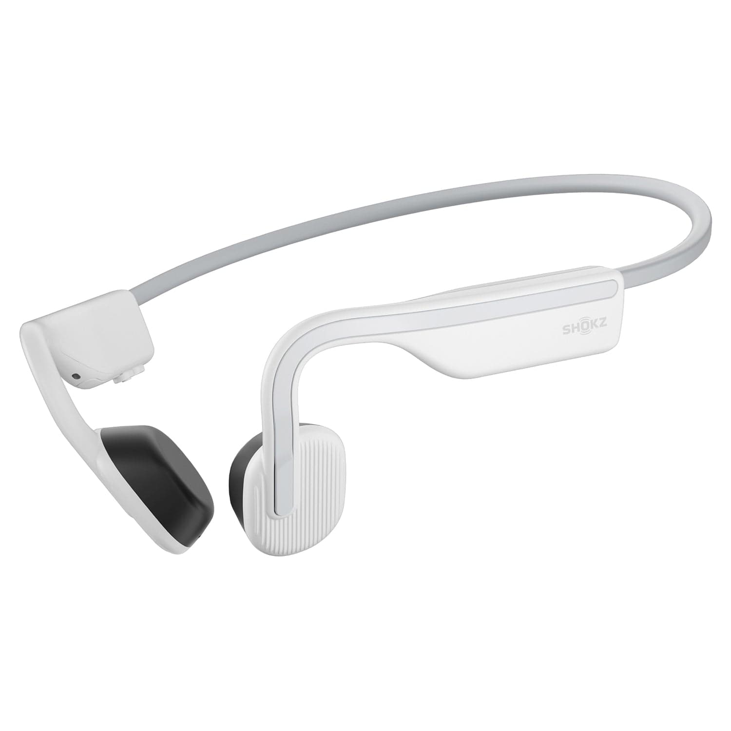 Shokz OpenMove Bone-Conduction Open-Ear Lifestyle Headphones with Microphones, White
